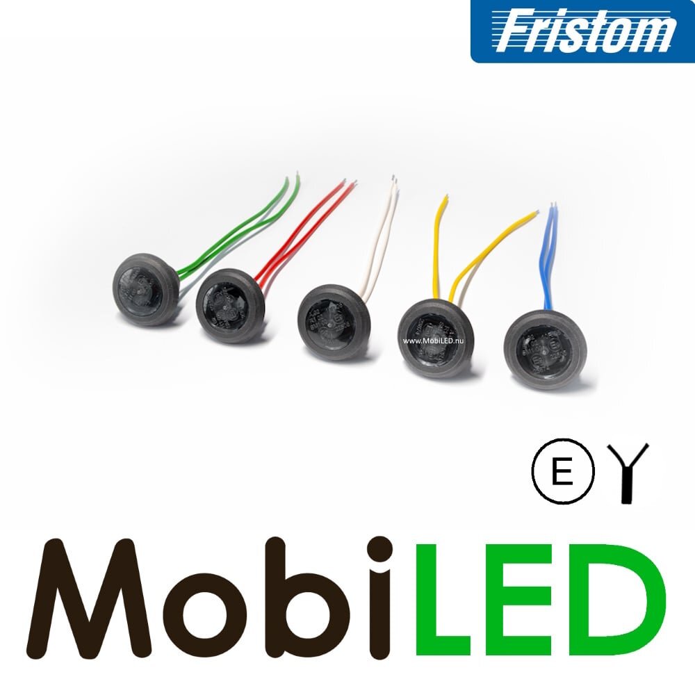 Fristom Halo feu de position ambre lentille dark E-marque 12-36 volts