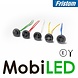 Fristom Halo feu de position Ambre Dark look E-mark 12-36 volts Fristom Halo feu de position Ambre Dark look E-mark 12-36 volts