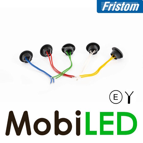 Fristom Halo feu de position vert lentille dark E-marque 12-36 volts