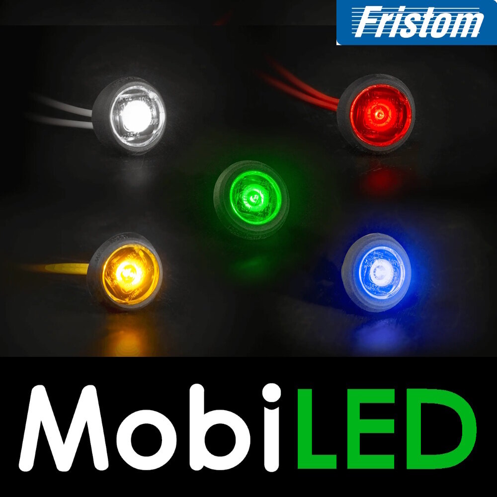 Fristom Halo feu de position Bleu Dark look E-mark 12-36 volts Fristom Halo feu de position Bleu Dark look E-mark 12-36 volts