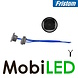 Fristom Halo positielicht Blauw Dark look E-keur 12-36 volt Fristom Halo positielicht Blauw Dark look E-keur 12-36 volt