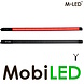 M-LED M-LED Interieur verlichting strip 50 cm Rood 10-30V M-LED M-LED Interieur verlichting strip 50 cm Rood 10-30V