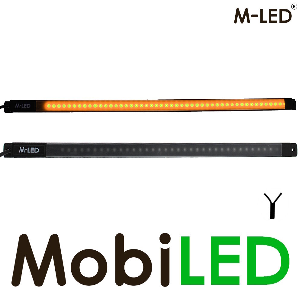 M-LED M-LED Interieur verlichting strip 50 cm Amber 10-30V M-LED M-LED Interieur verlichting strip 50 cm Amber 10-30V