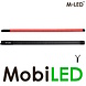 M-LED M-LED Interieur verlichting strip 100 cm Rood 10-30V M-LED M-LED Interieur verlichting strip 100 cm Rood 10-30V