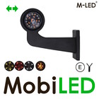 M-LED M-LED Deense lamp tri color met richtingaanwijzer Dark Look E-keur