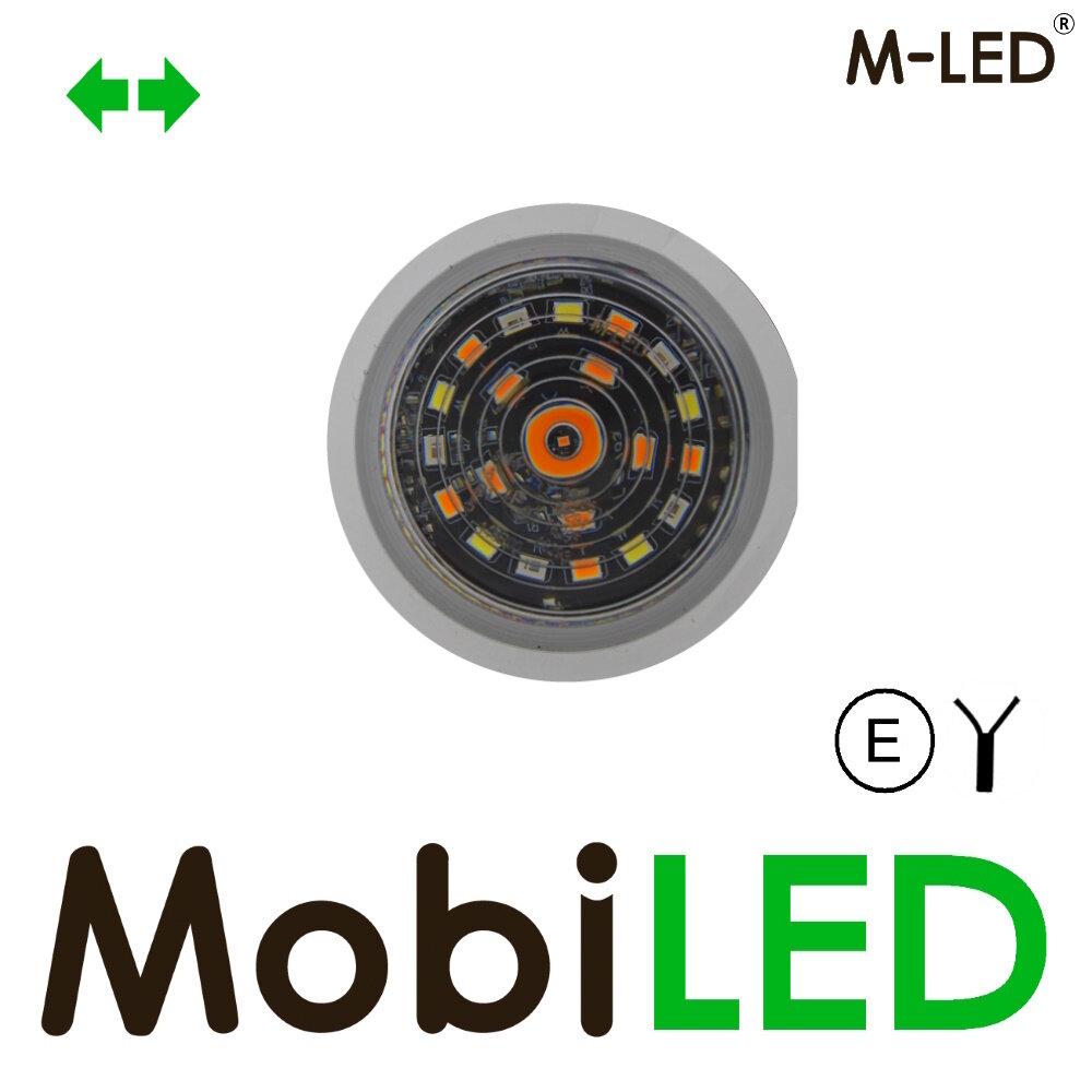 M-LED M-LED Danish lamp Clear Look white/yellow/red with turn signal E-mark M-LED M-LED Danish lamp Clear Look white/yellow/red with turn signal E-mark