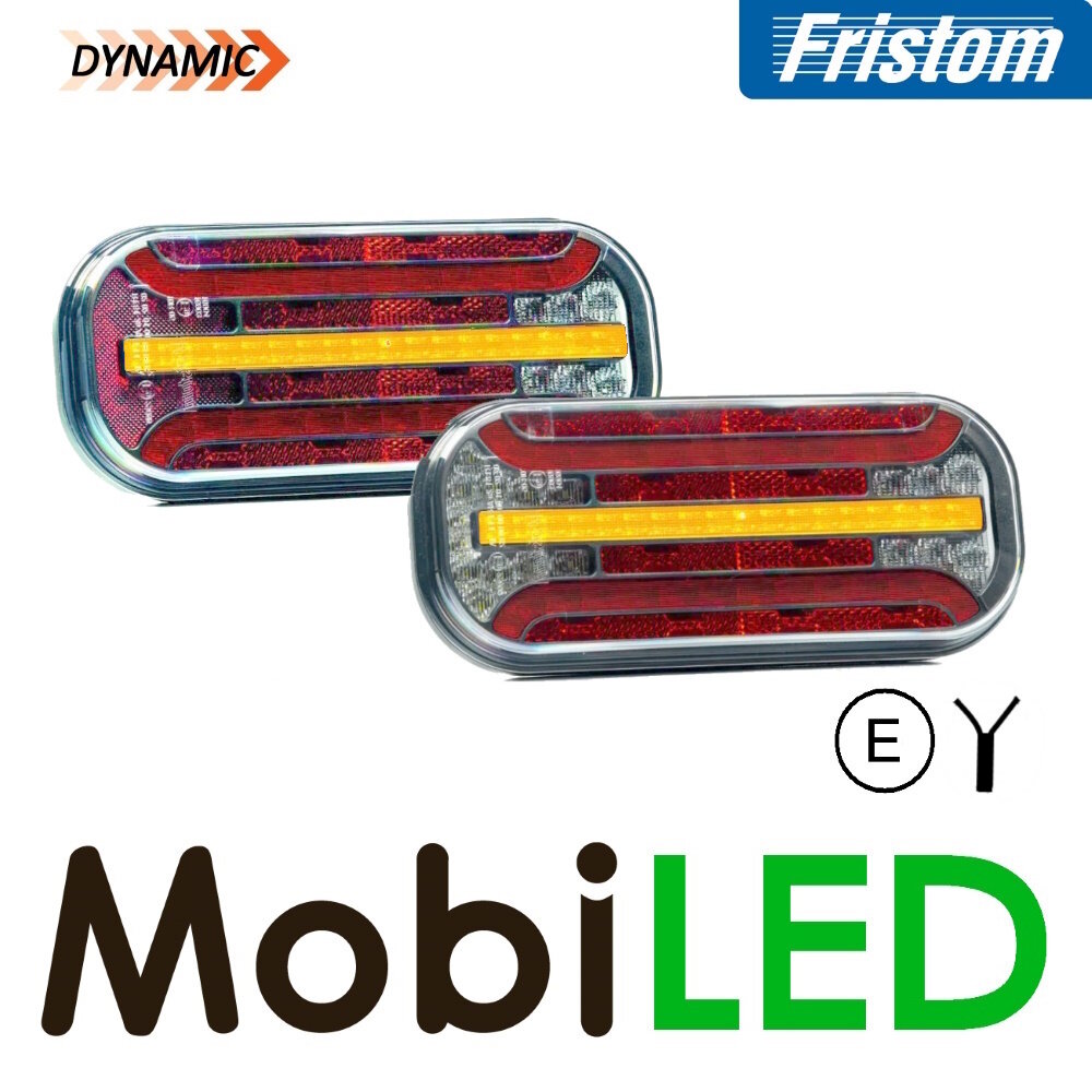 Fristom Fristom Set achterlichten 5 functies (achteruit + mist) kabel Fristom Fristom Set achterlichten 5 functies (achteruit + mist) kabel