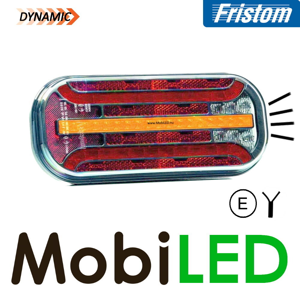 Fristom Fristom Set rear lights 5 functions (reverse + fog) license plate cable E-mark Fristom Fristom Set rear lights 5 functions (reverse + fog) license plate cable E-mark