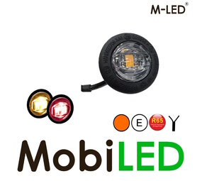 M-LED Feu de marquage rouge avec flash ambre lentille fumée
