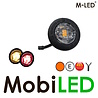 M-LED M-LED markeerverlichting rood met amber flitser dark look E-keur M-LED M-LED markeerverlichting rood met amber flitser dark look E-keur