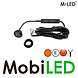 M-LED M-LED Marker light amber with amber flash dark look  E-Mark