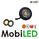 M-LED M-LED Feu de marquage Blanc avec flash Ambre Dark look E-marque M-LED M-LED Feu de marquage Blanc avec flash Ambre Dark look E-marque