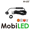 M-LED M-LED Feu de marquage blanc avec flash ambre lentille dark E-marque M-LED M-LED Feu de marquage blanc avec flash ambre lentille dark E-marque