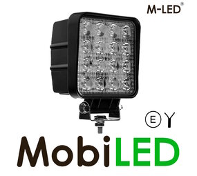M-LED Lampe de travail carrée 48W câble de 2m M-LED Lampe de travail carrée 48W câble de 2m