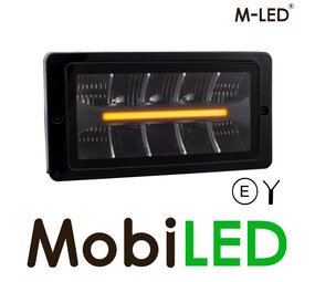 M-LED M-LED Classic 220 verstraler met dual color positielicht streep M-LED M-LED Classic 220 verstraler met dual color positielicht streep