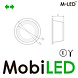 M-LED M-LED Danish lamp Dark Look with turn signal White E-mark