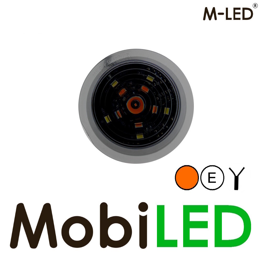 M-LED M-LED Lampe danoise Dark Look avec flash amber Rouge E-marque