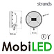 Strands Strands IZE LED old school verstraler 9 inch E-keur Strands Strands IZE LED old school verstraler 9 inch E-keur