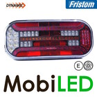 Fristom Rear light 5 functions rectangle reflector left bayonet