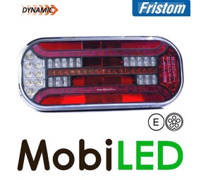 Fristom Achterlicht 5 functies rechthoek reflector links bajonet Fristom Achterlicht 5 functies rechthoek reflector links bajonet