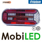 Fristom Rear light 5 functions rectangle reflector right bayonet