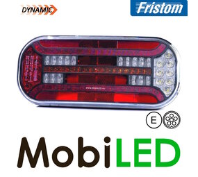 Fristom Feu arrière 5 fonctions rectangle réflecteur droite baïonnette Fristom Feu arrière 5 fonctions rectangle réflecteur droite baïonnette