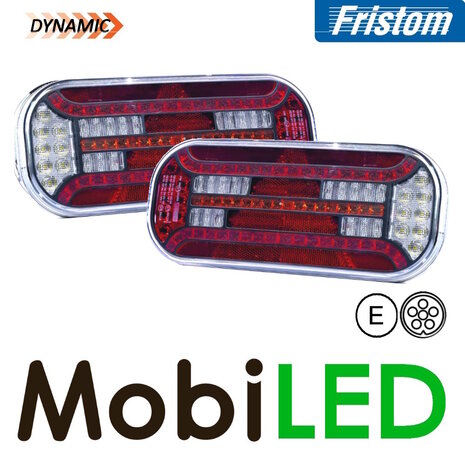 Fristom Fristom Set achterlichten 5 functies driehoek reflector bajonet E-keur Fristom Fristom Set achterlichten 5 functies driehoek reflector bajonet E-keur