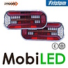 Fristom Fristom Set achterlichten 5 functies rechthoek reflector bajonet E-keur