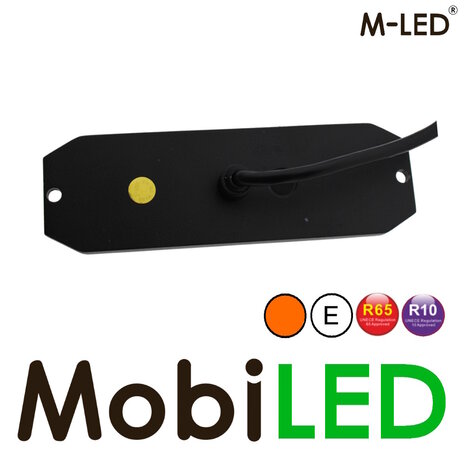 M-LED M-LED Clignotant ambre avec anneau Halo ambre/rouge smoke E-marque