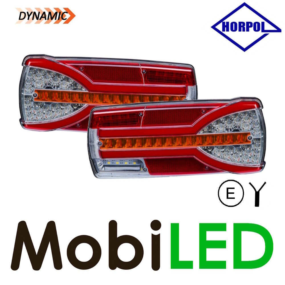 HORPOL Horpol Set dynamische achterlichten Carmen 6 functies helder E-keur HORPOL Horpol Set dynamische achterlichten Carmen 6 functies helder E-keur
