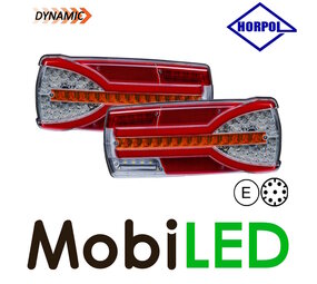 HORPOL Ensemble dynamique feux arrière Carmen 5 fonctions clair baïonette HORPOL Ensemble dynamique feux arrière Carmen 5 fonctions clair baïonette