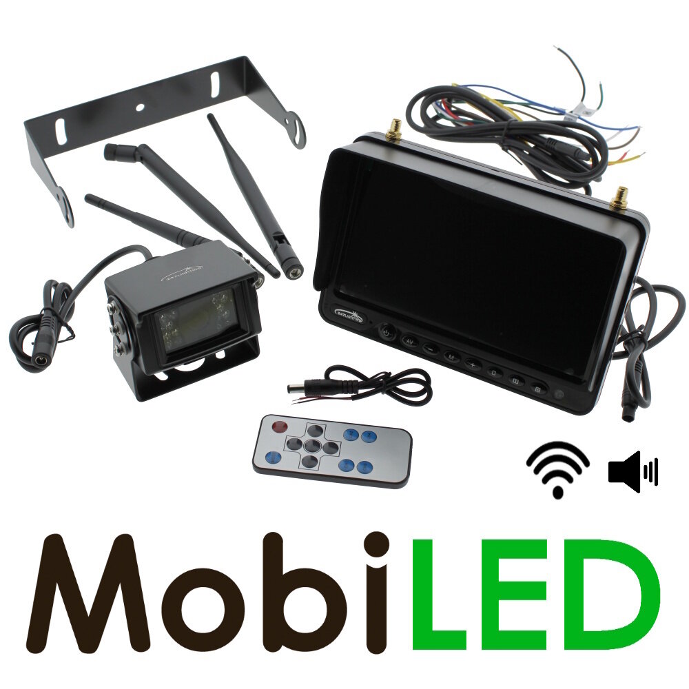 Reversing camera kit, monitor and camera wireless (max 4 cameras) Reversing camera kit, monitor and camera wireless (max 4 cameras)