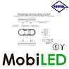 HORPOL Horpol Set oval rear lights with license plate light E-mark HORPOL Horpol Set oval rear lights with license plate light E-mark
