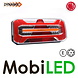 WAS Set NEON look dynamic trailer rear lights E-mark 5 functions 12-24 volts 7-pins WAS Set NEON look dynamic trailer rear lights E-mark 5 functions 12-24 volts 7-pins
