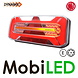 WAS Set NEON look dynamic trailer rear lights E-mark 5 functions 12-24 volts 7-pins WAS Set NEON look dynamic trailer rear lights E-mark 5 functions 12-24 volts 7-pins
