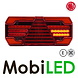 WAS Set rear lights 5 functions reflector 12-24V E-mark