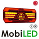 WAS Set rear lights 5 functions reflector 12-24V E-mark