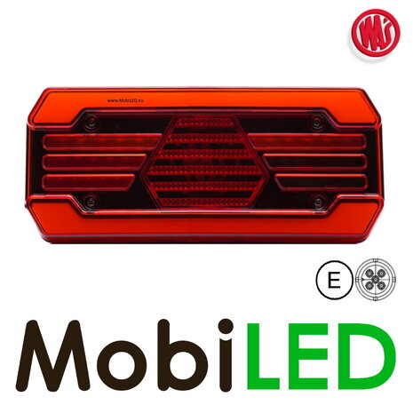WAS Set rear lights 5 functions 12-24V E-mark WAS Set rear lights 5 functions 12-24V E-mark