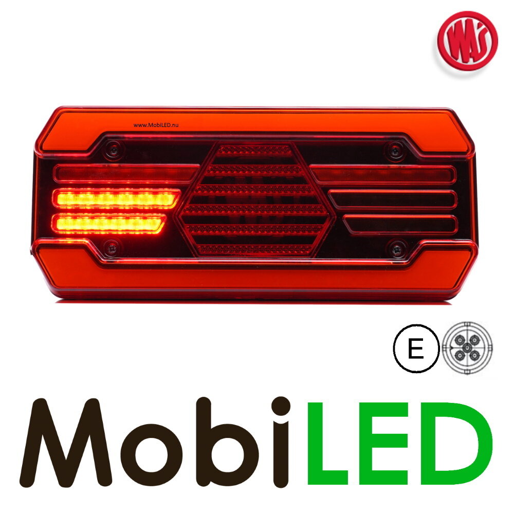 WAS Set rear lights 6 functions 12-24V E-mark WAS Set rear lights 6 functions 12-24V E-mark