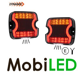 Set rear lights 4 functions dynamic NEON look Set rear lights 4 functions dynamic NEON look