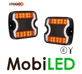 Set voorlampen met richtingaanwijzer dynamisch NEON look