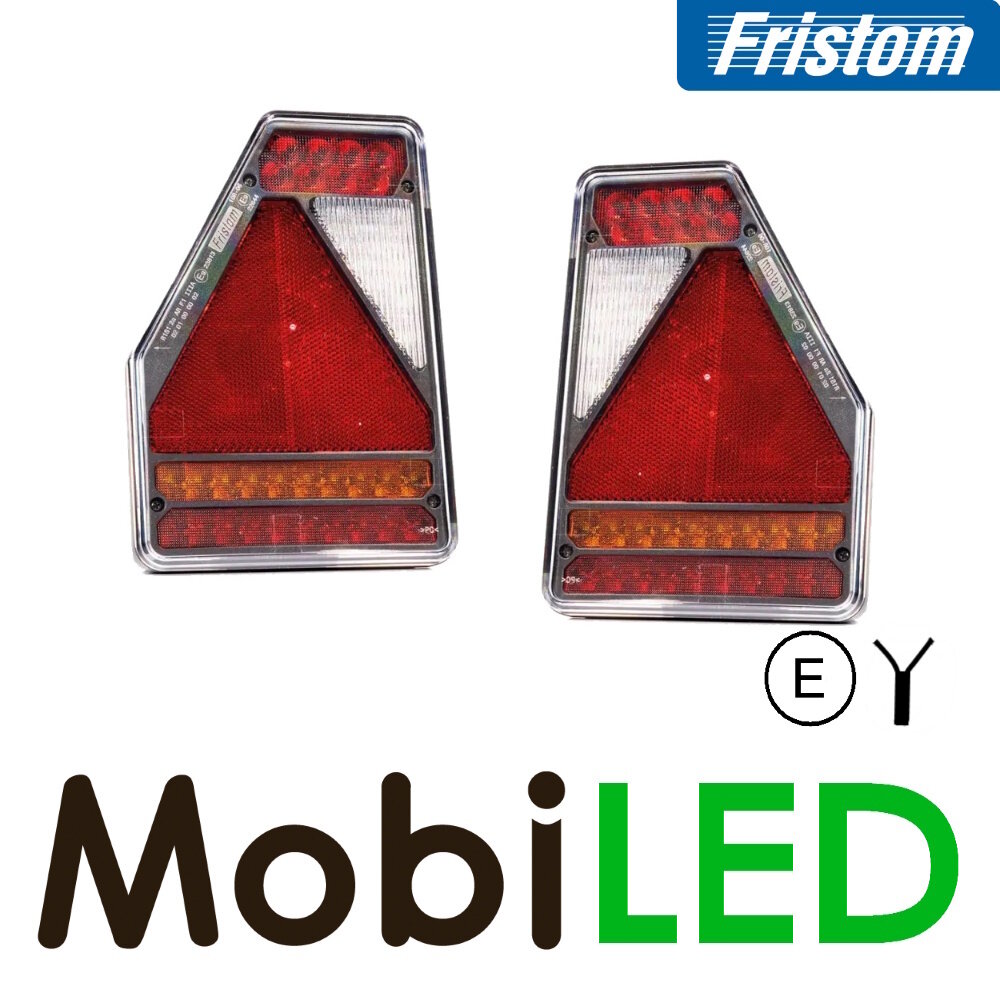 Fristom Fristom Set rear lights 5 functions reflector cable E-mark Fristom Fristom Set rear lights 5 functions reflector cable E-mark