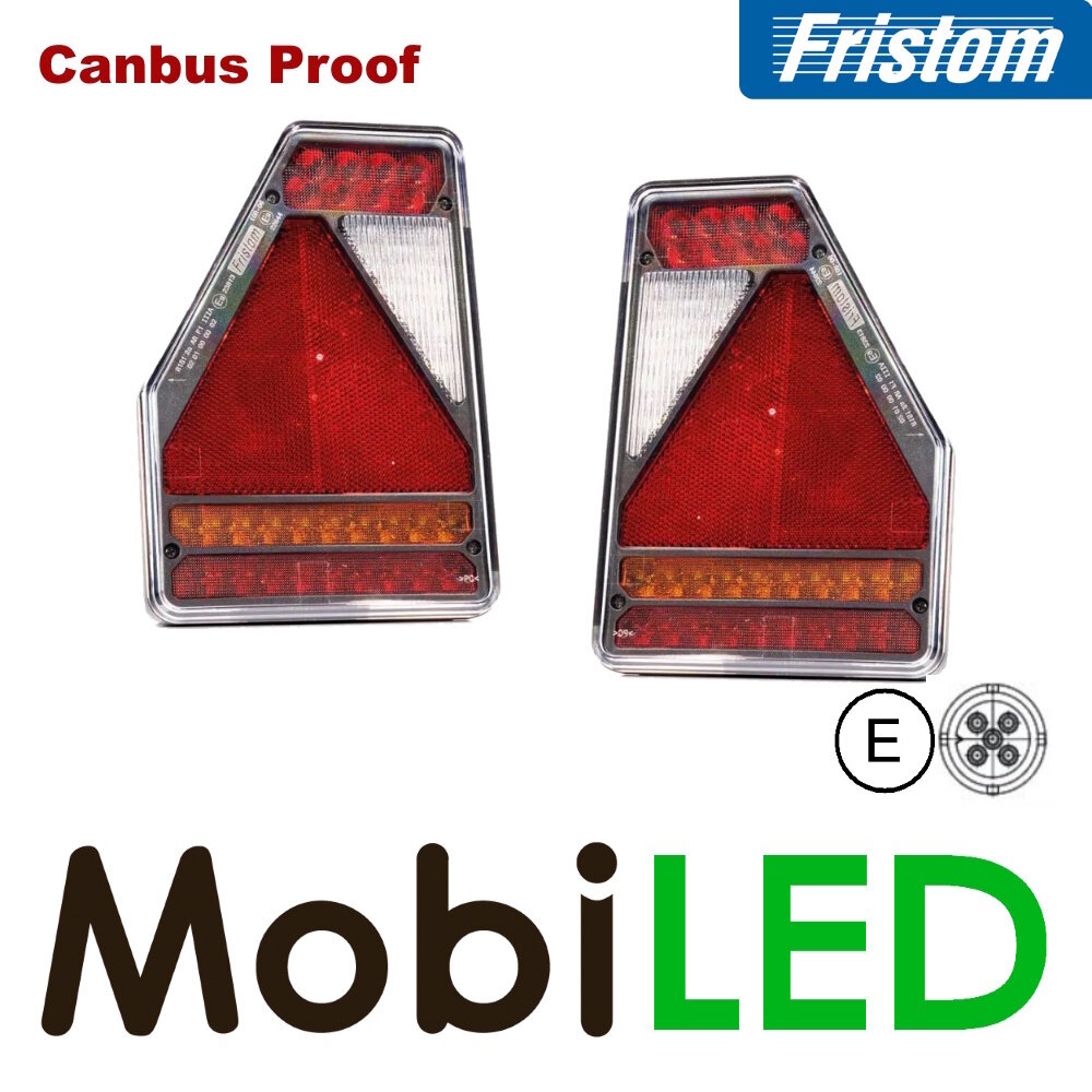 Fristom Fristom Set rear lights 5 functions reflector bayonet canbus proof E-mark