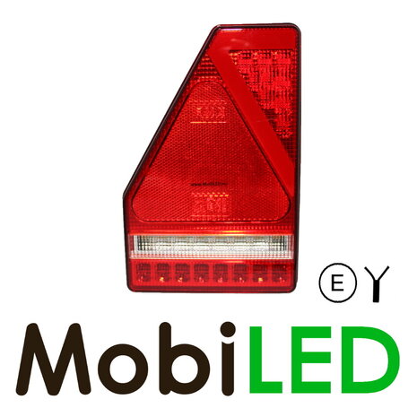 Set rear lights 5 functions with triangle reflector E-mark Set rear lights 5 functions with triangle reflector E-mark