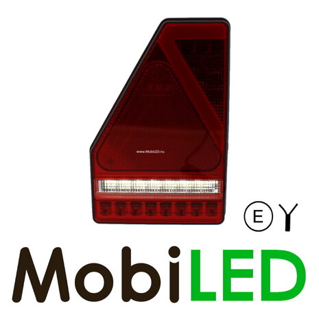 Set rear lights 5 functions with triangle reflector E-mark Set rear lights 5 functions with triangle reflector E-mark