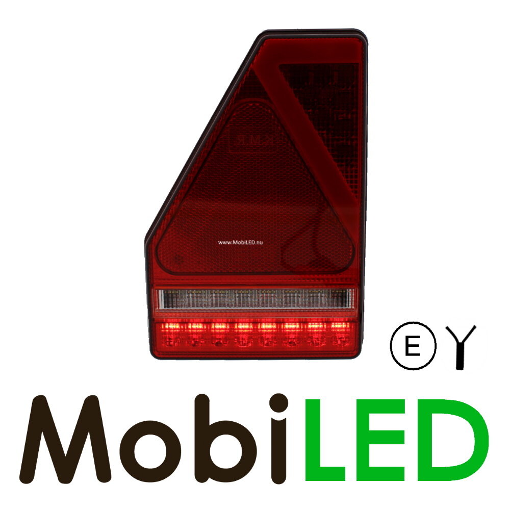 Set rear lights 5 functions with triangle reflector E-mark Set rear lights 5 functions with triangle reflector E-mark