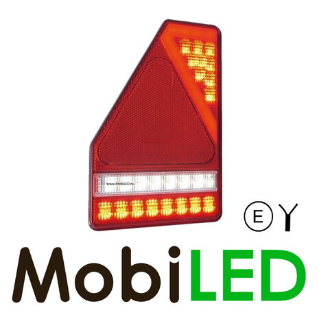 Set rear lights 5 functions with triangle reflector E-mark Set rear lights 5 functions with triangle reflector E-mark