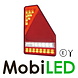 Set rear lights 5 functions with triangle reflector E-mark Set rear lights 5 functions with triangle reflector E-mark