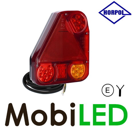 HORPOL Set driehoekige modulaire achterlichten E-keur HORPOL Set driehoekige modulaire achterlichten E-keur