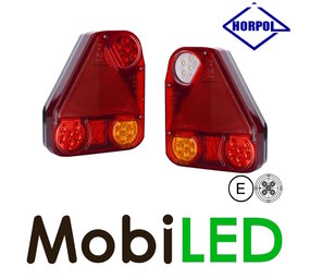HORPOL Set triangular modular rear lights bayonet HORPOL Set triangular modular rear lights bayonet